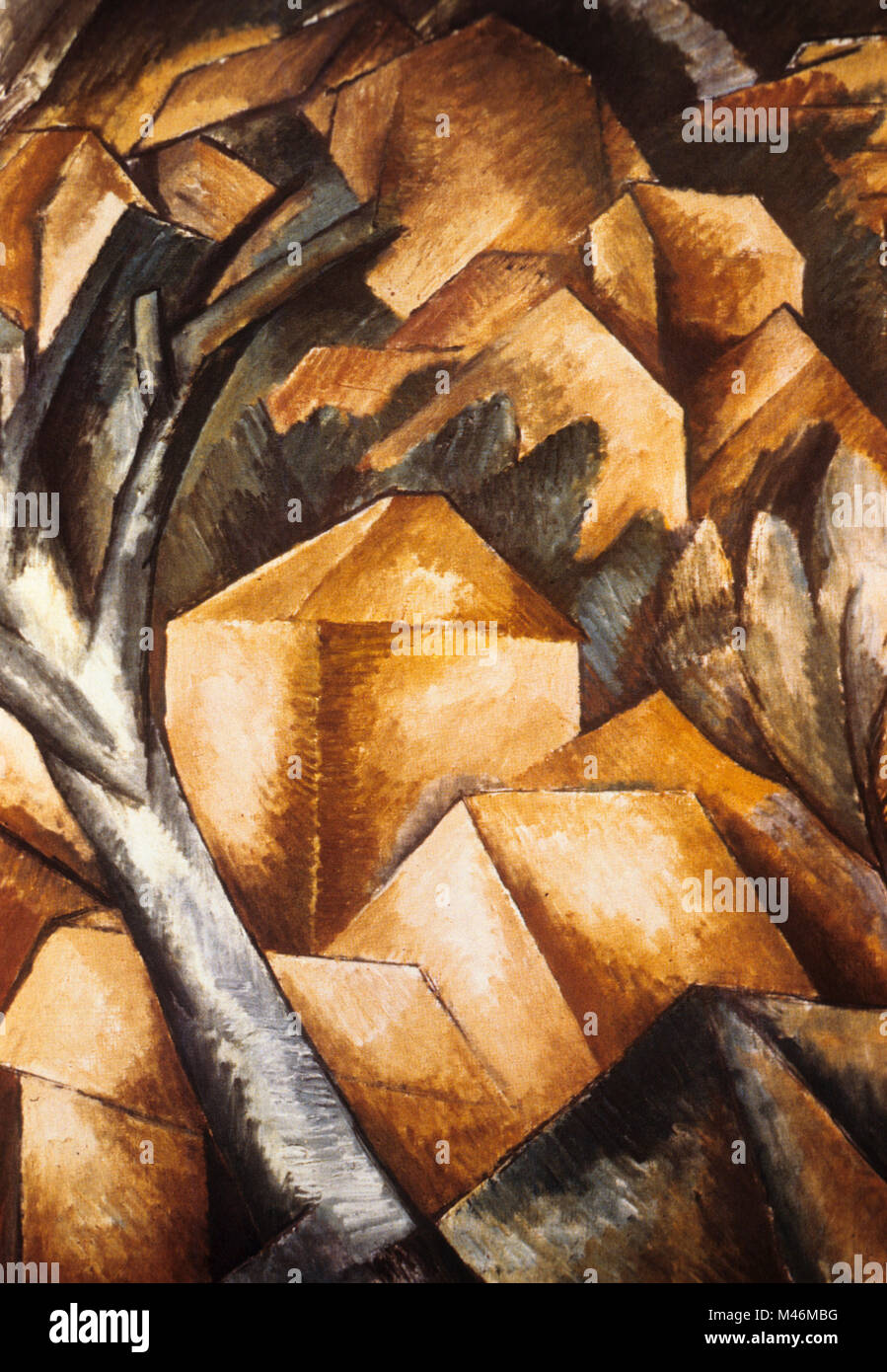 Braque, Häuser in estaque, 1908 Stockfotografie Alamy