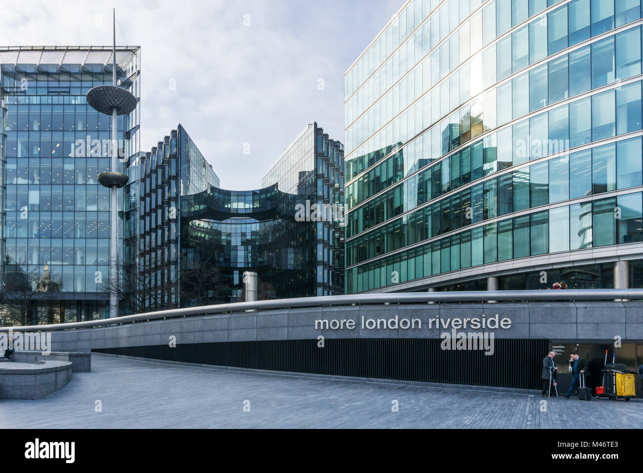 Mehr London Riverside office Entwicklung in der Nähe der Tower Bridge Stockfoto