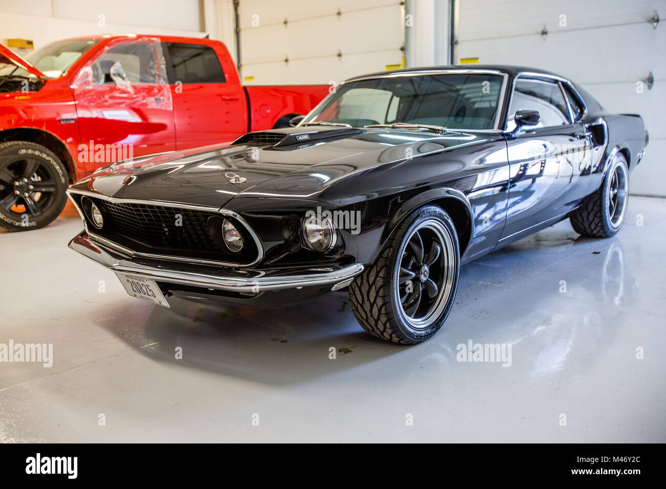 Alte Schule Mustang Muscle Car Stockfoto