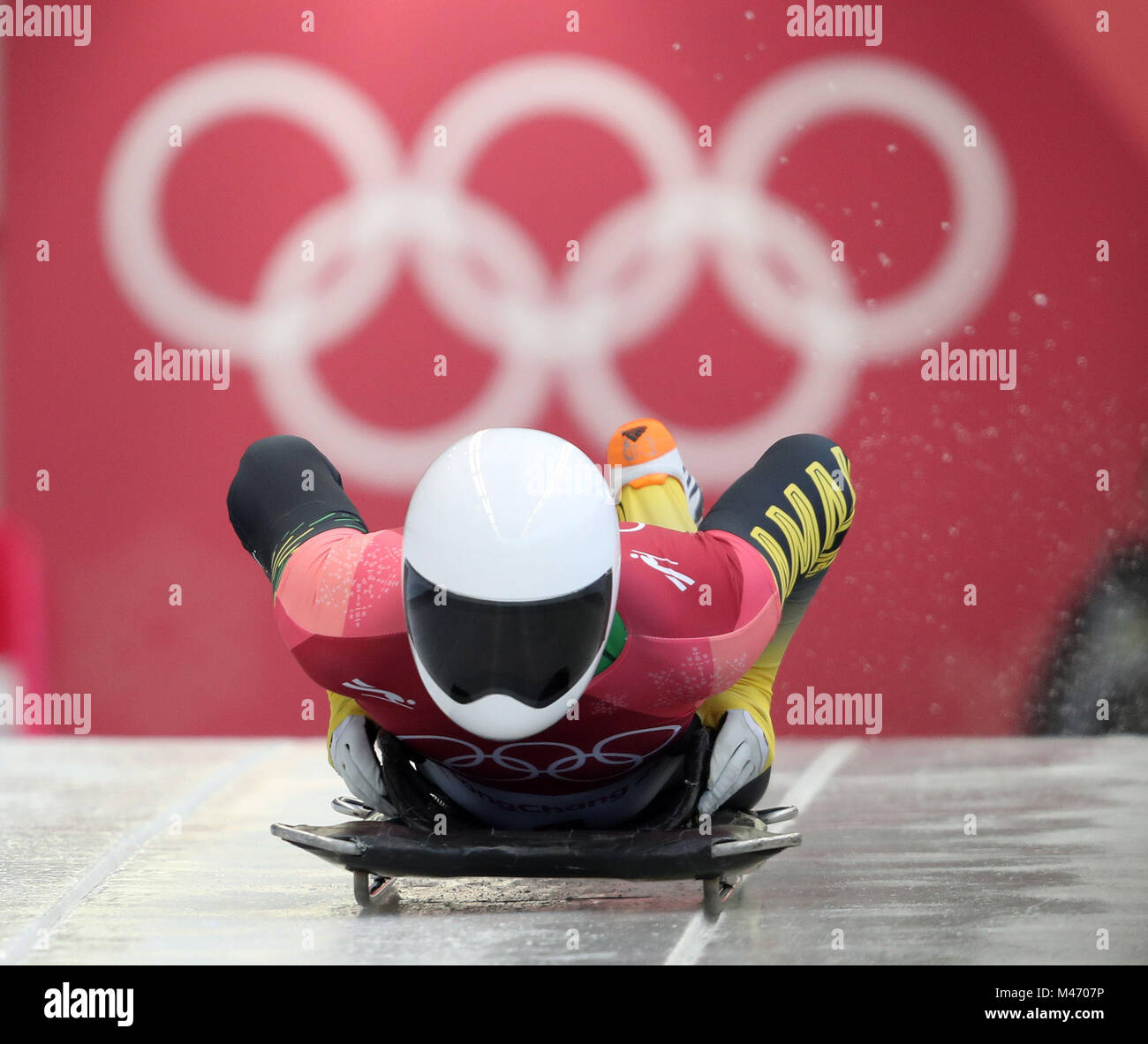 Jamaika ist Anthony Watson am Tag sechs der Olympischen Winterspiele 2018 PyeongChang in Südkorea. Stockfoto