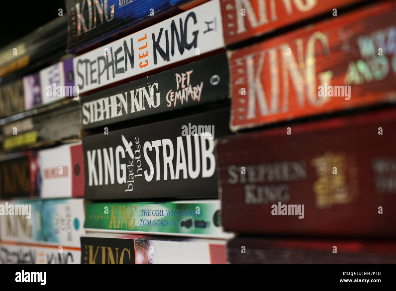 Allgemeine Ansichten einer alten Buchhandlung in Chichester, West Sussex, UK. Stockfoto