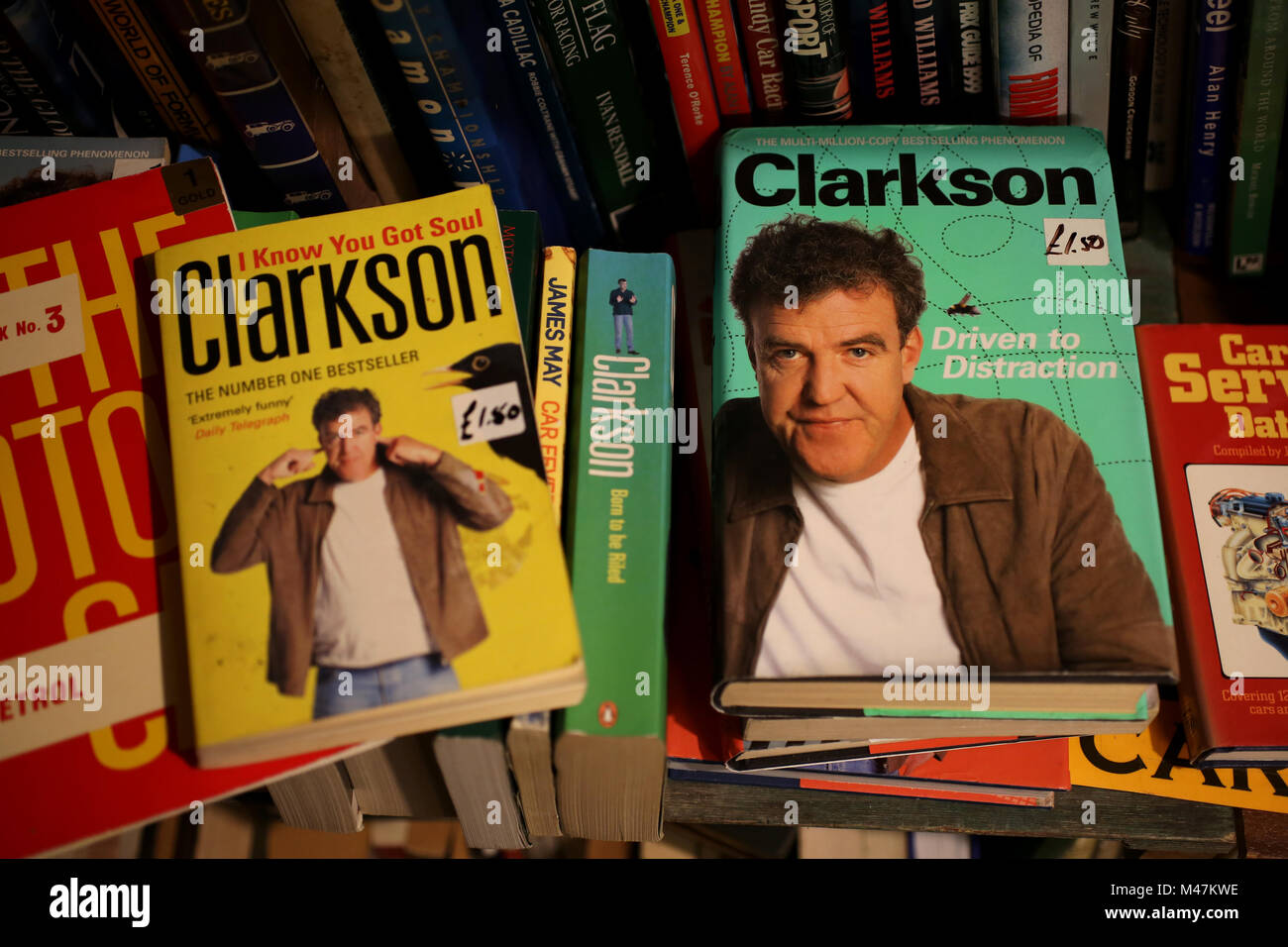 Allgemeine Ansichten einer alten Buchhandlung in Chichester, West Sussex, UK. Stockfoto