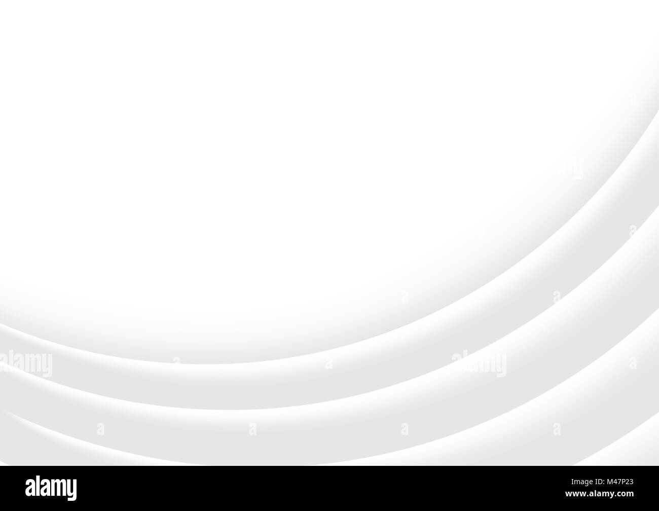 Weiße Kontur 3D-Linien Stockfoto