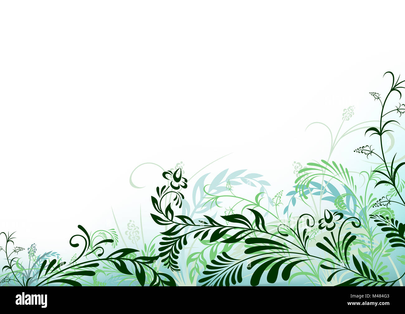 Floraler Hintergrunddesign Stockfoto