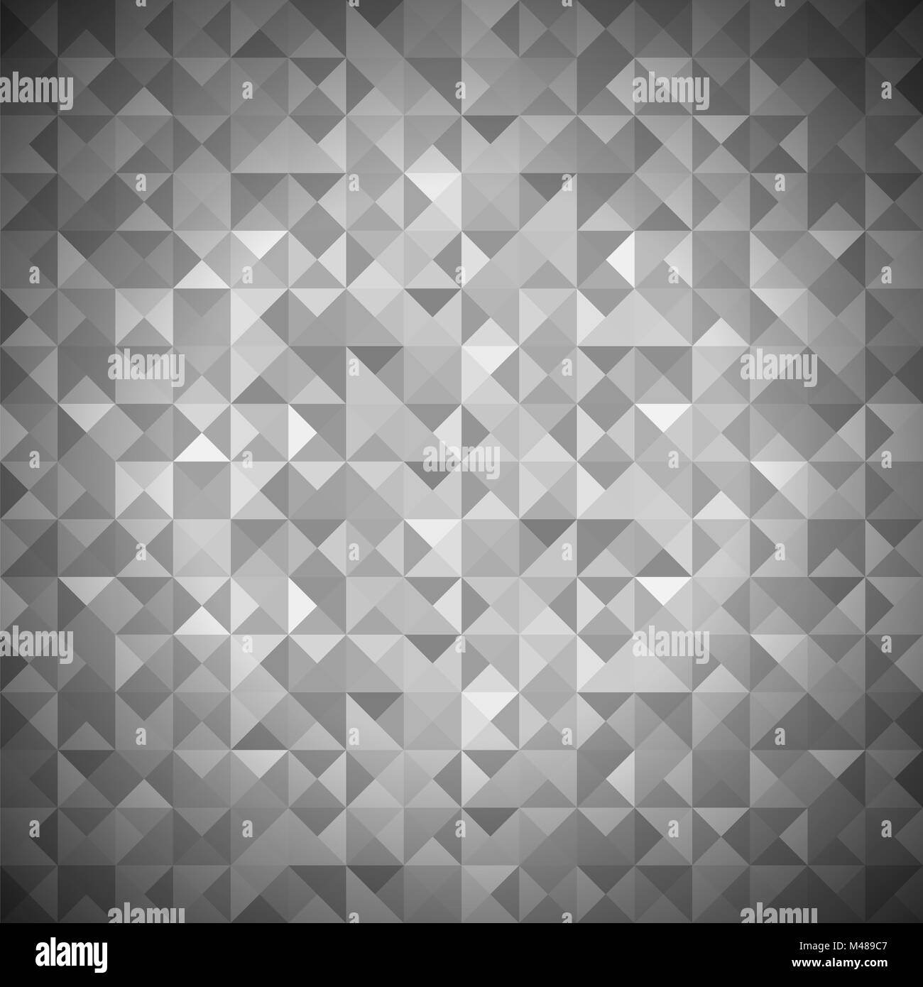 Hintergrund mit geometrischen Dreiecke. Alten Mosaik. Stockfoto