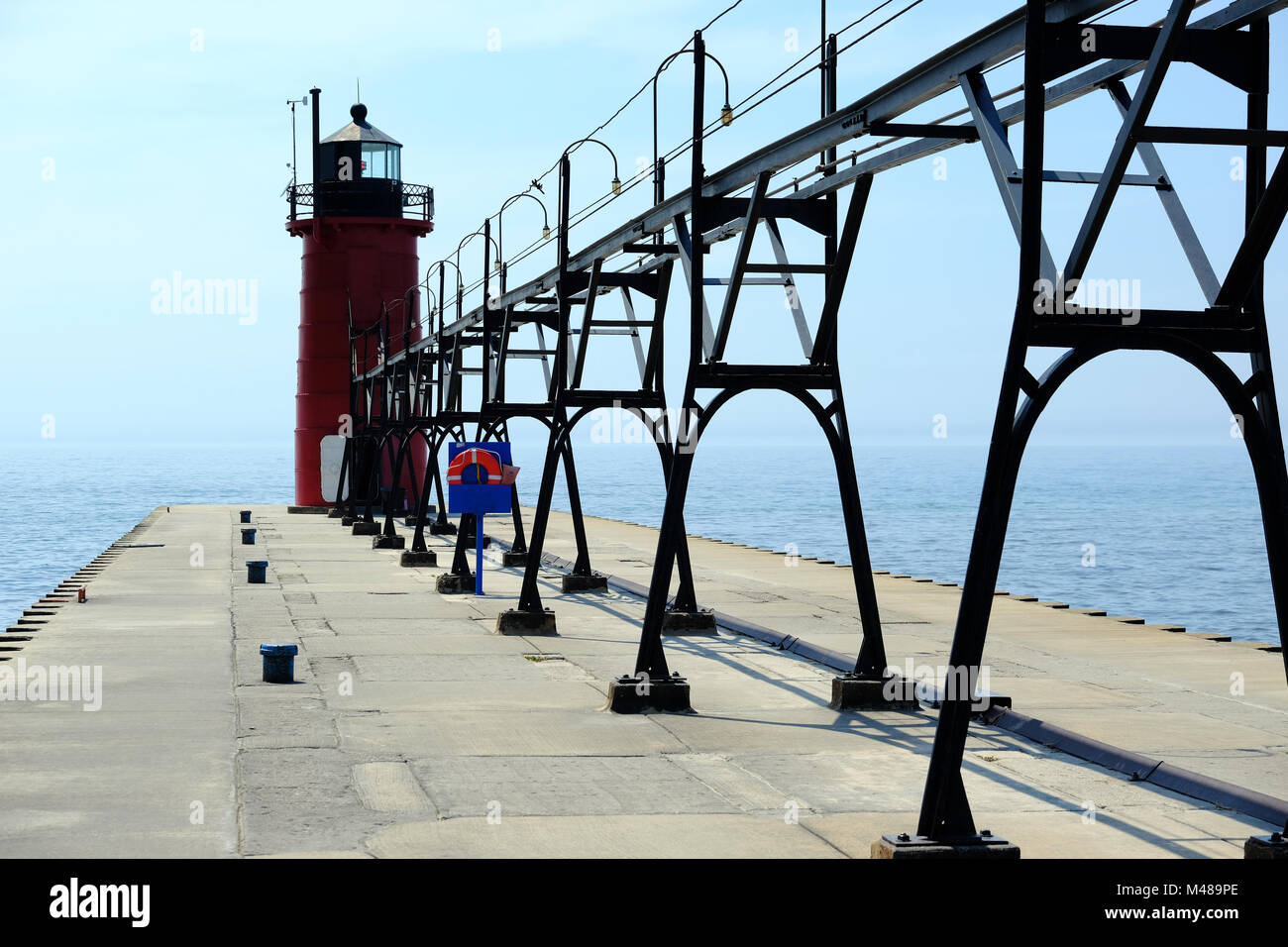 South Haven Lighthouse, 1903 erbaut Stockfoto