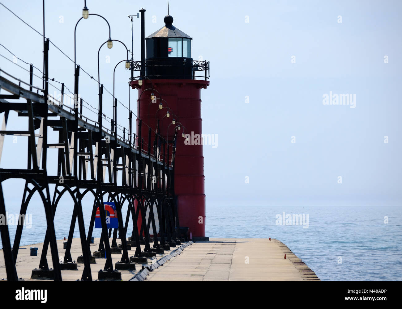 South Haven Lighthouse, 1903 erbaut Stockfoto