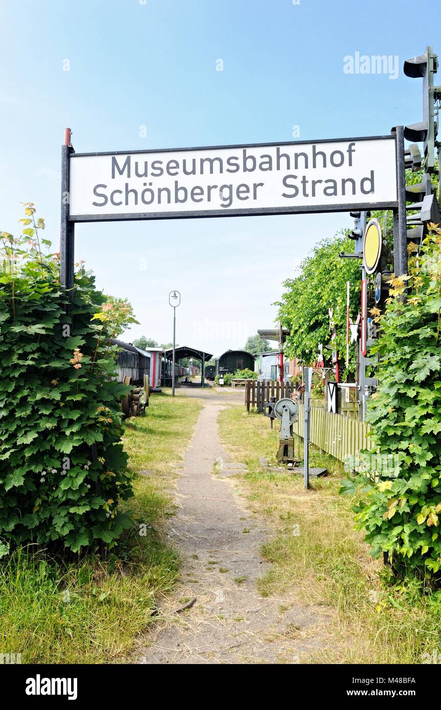 Ostsee Museum Station Schönberger Strand Deutschland Stockfoto