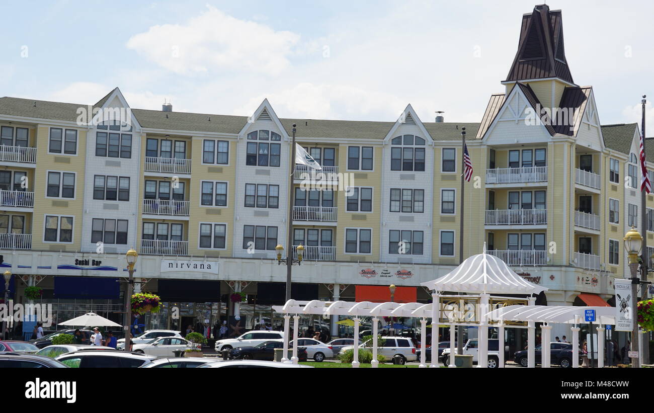 Pier Dorf in Long Branch, New Jersey Stockfoto