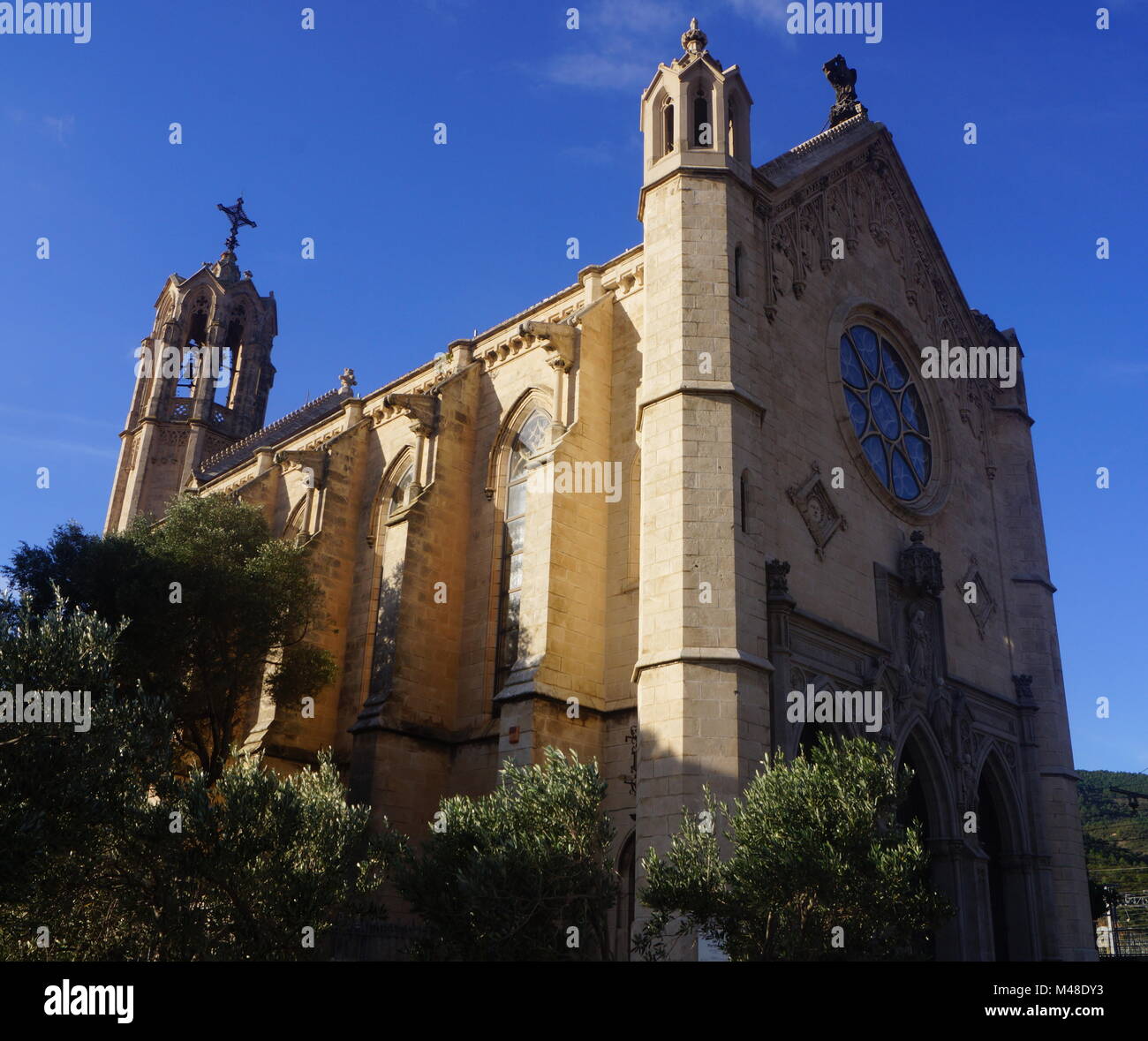 Església de Santa Maria de Portbou, Portbou, Spanien Stockfoto