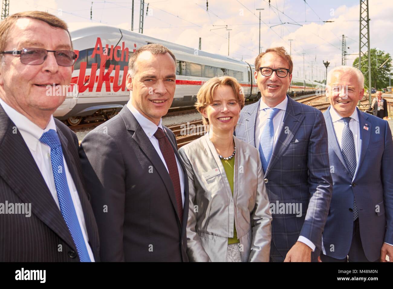 Deutsche Bahn: 25 Jahre ICE-Züge in Deutschland Stockfoto