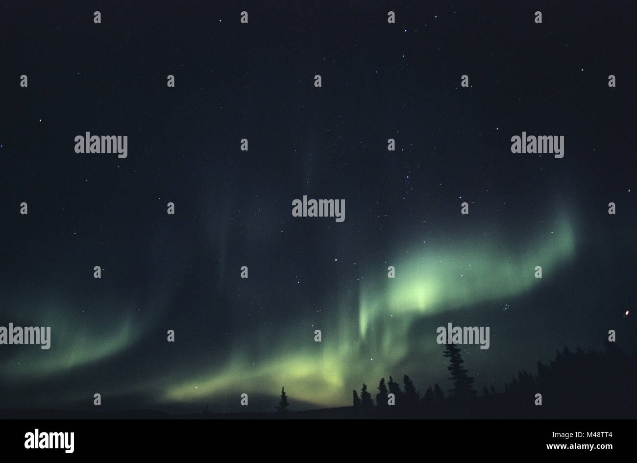 Northern lights - Polarlichter / Aurora Borealis Stockfoto