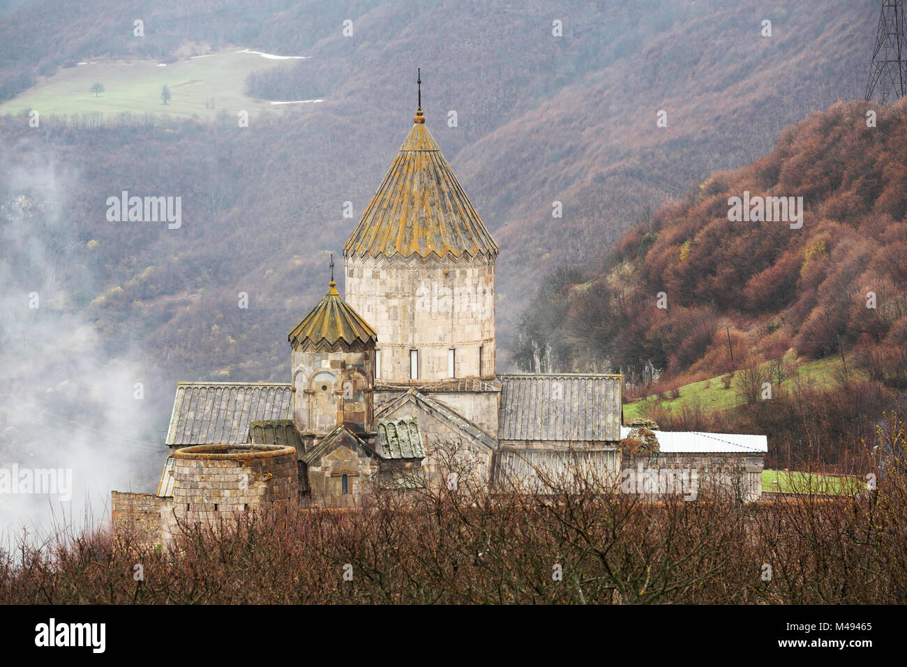 Altes Kloster Tatev in Armenien Stockfoto
