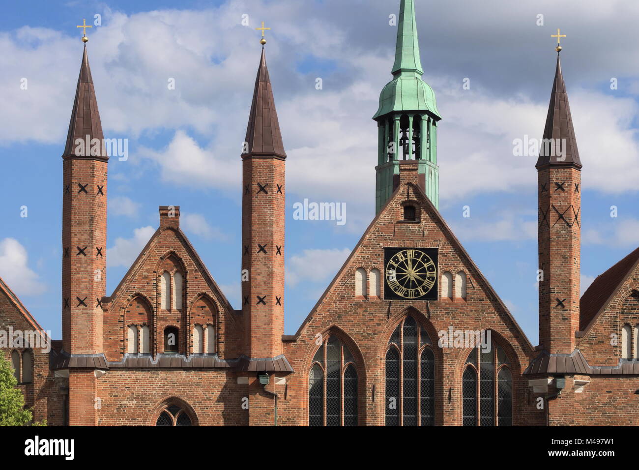 Lübeck - Hospital zum Heiligen Geist Stockfoto