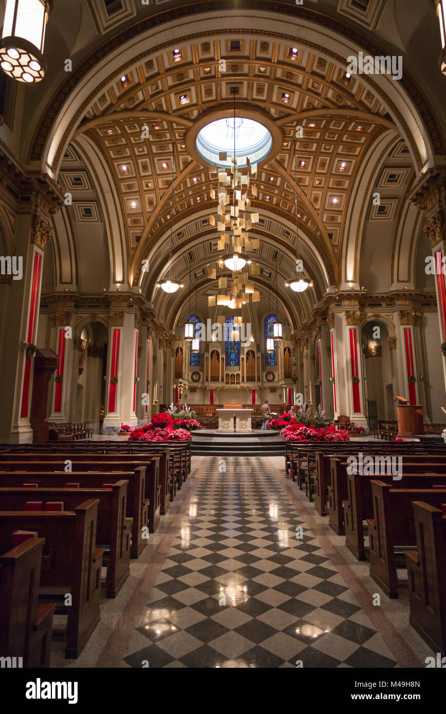 United States, Washington, St. Jakobus Kathedrale. Stockfoto