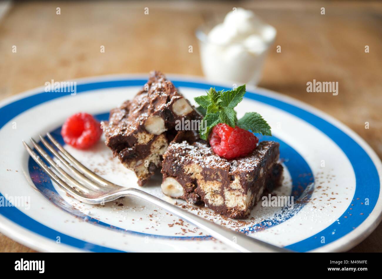 Gemüsecurry mit Pitta Brot Stockfoto