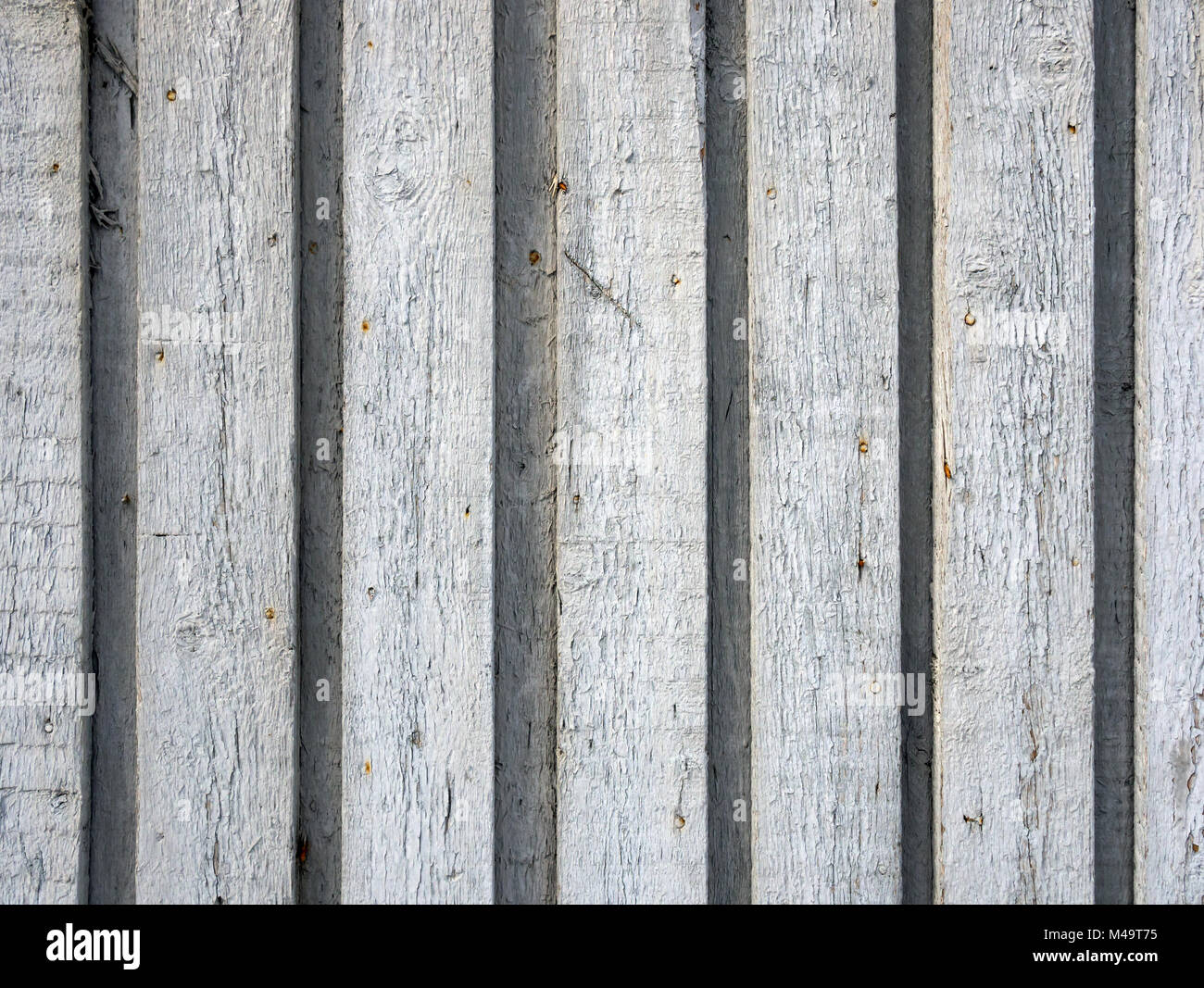 Hintergrund der Holzplanken verbunden Überlappung Stockfoto