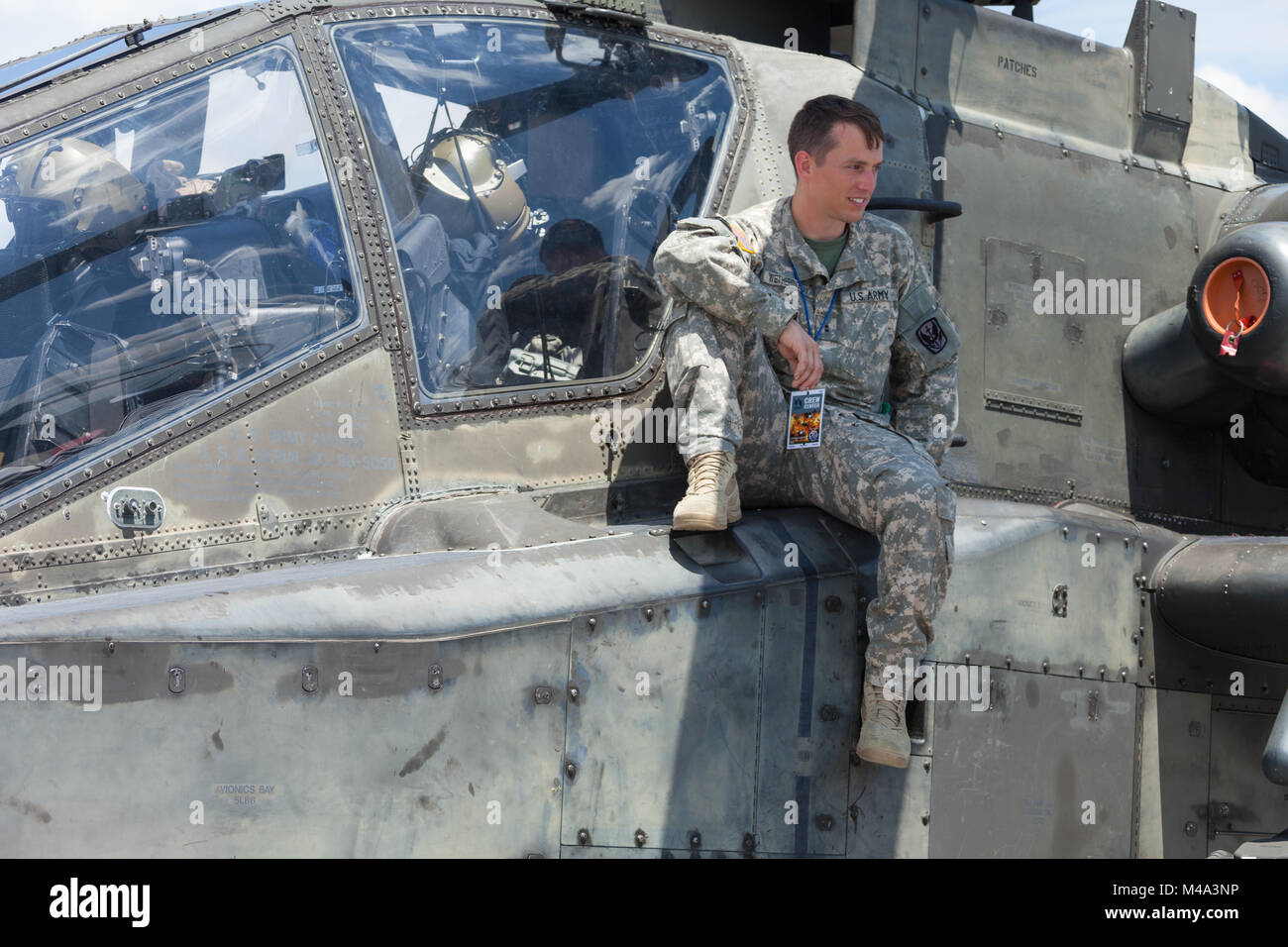 Dayton, Ohio, USA - Juni 19, 2016 Der Vectren Dayton Air Show, Performer und statische wird angezeigt. Stockfoto
