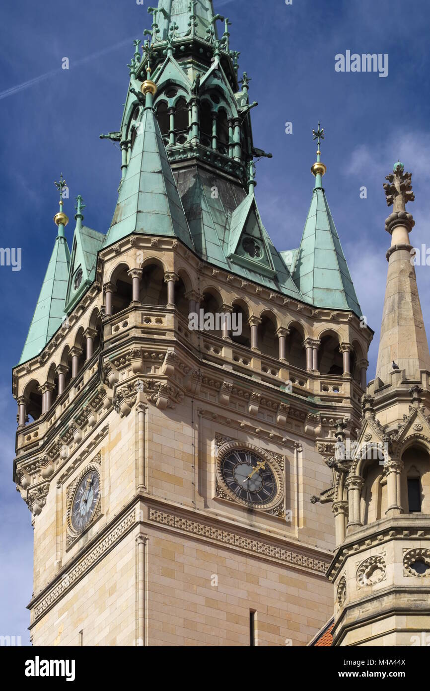 Braunschweig - Rathausturm Stockfoto