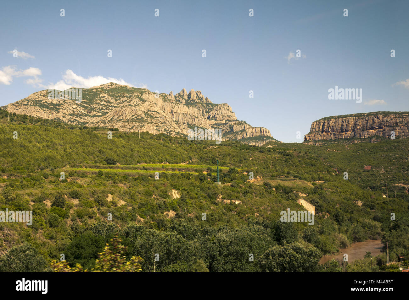 Berg Montserrat Stockfoto