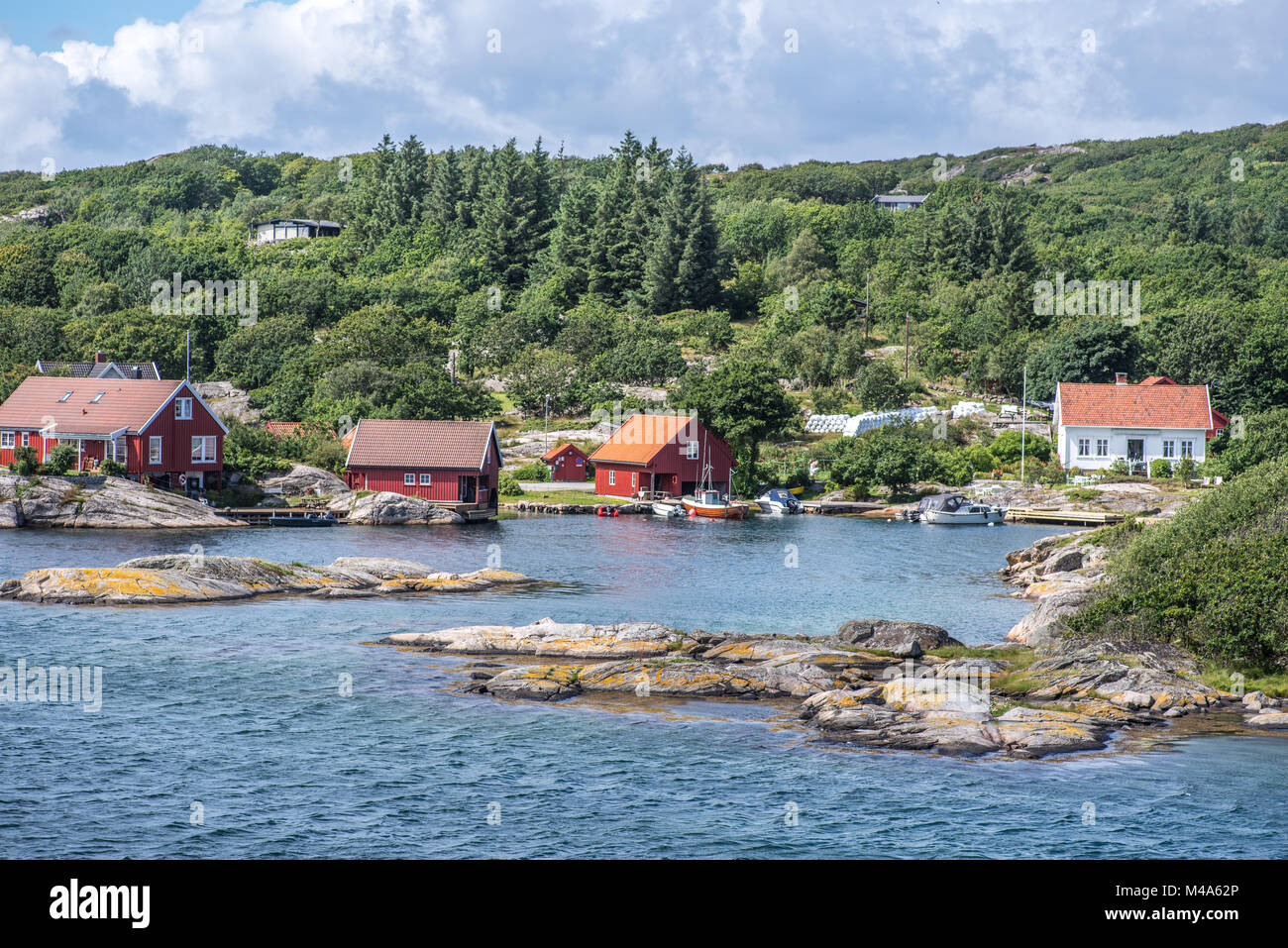 Der norwegischen Südküste Stockfoto
