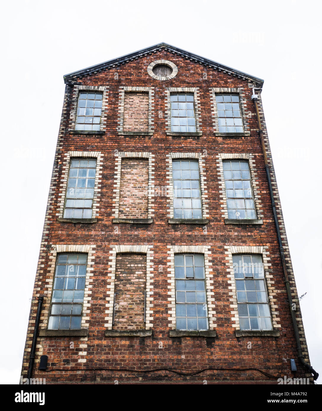 Old Red Brick Factory Stockfoto