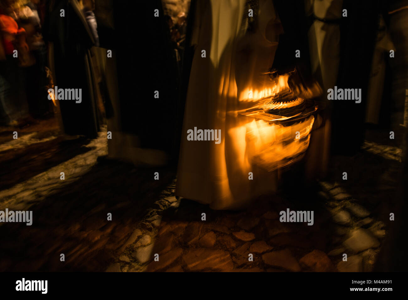 Die Studierenden ' Bruderschaft Jesu in Cáceres verurteilt. Stockfoto