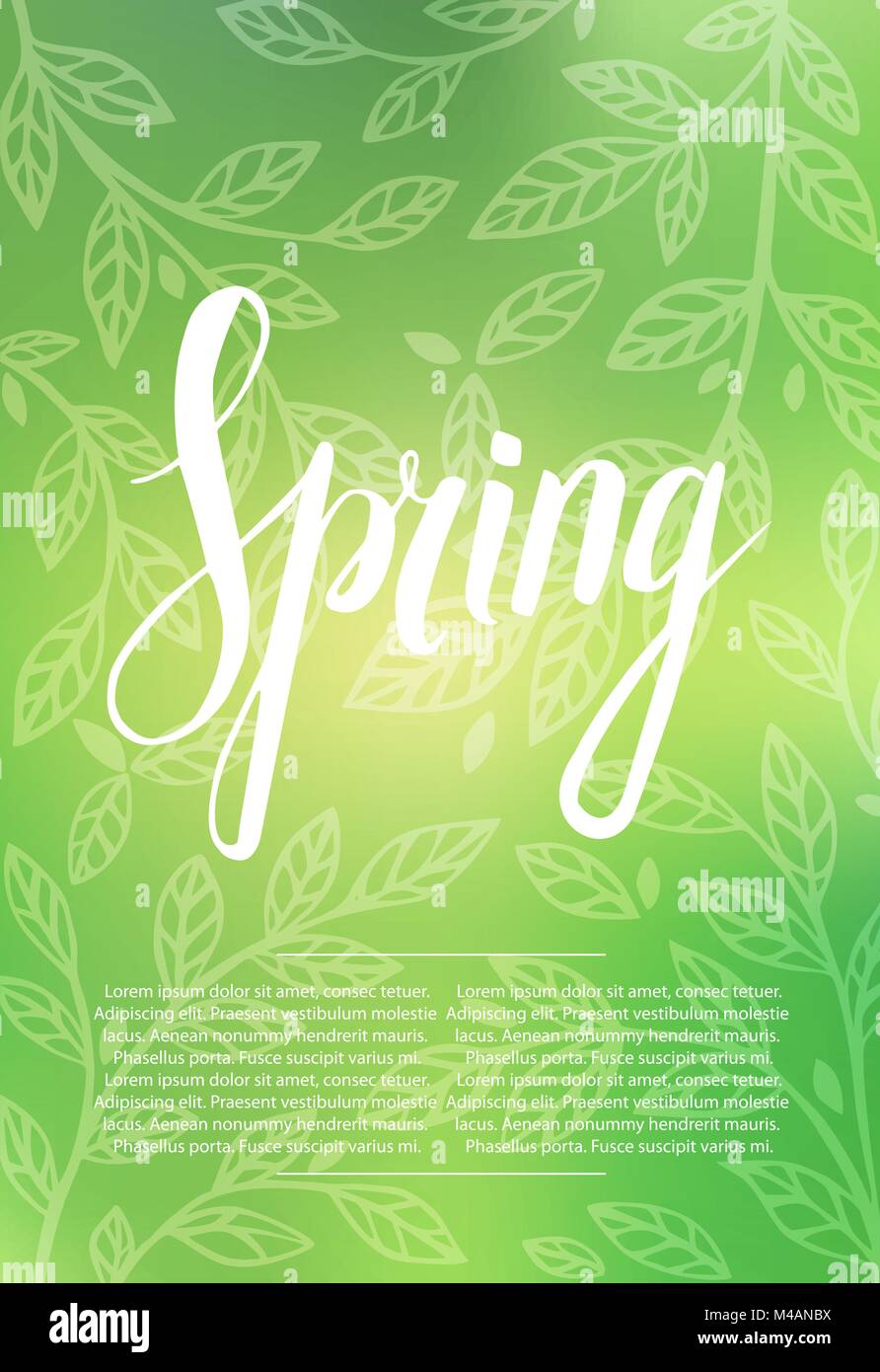 Frühling Verkauf Banner. Vector Illustration Vorlage. Banner. Tapete. Flyer Einladung Poster Stock Vektor