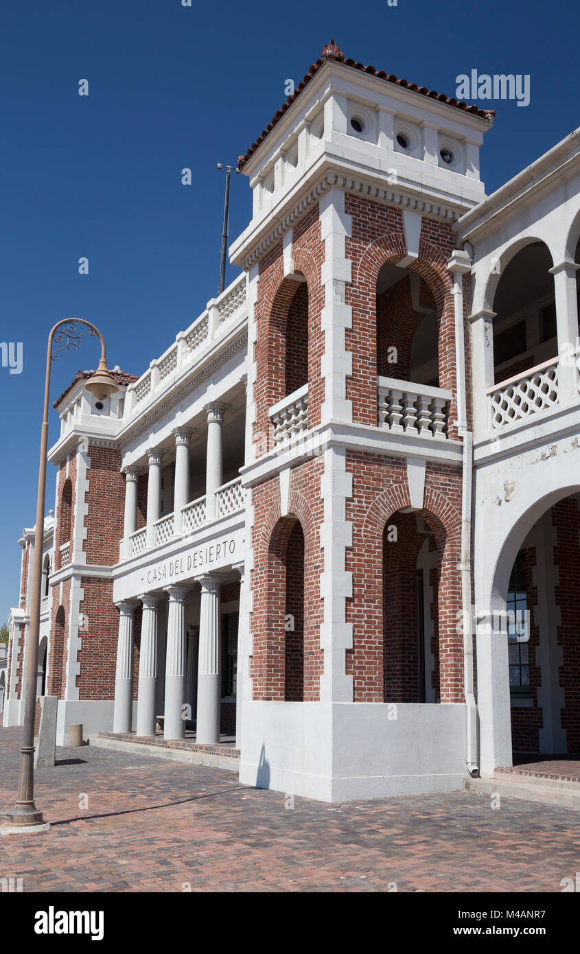 Barstow Harvey Haus früher der legendäre 'Casa Del Desierto", Barstow, Kalifornien, USA Stockfoto