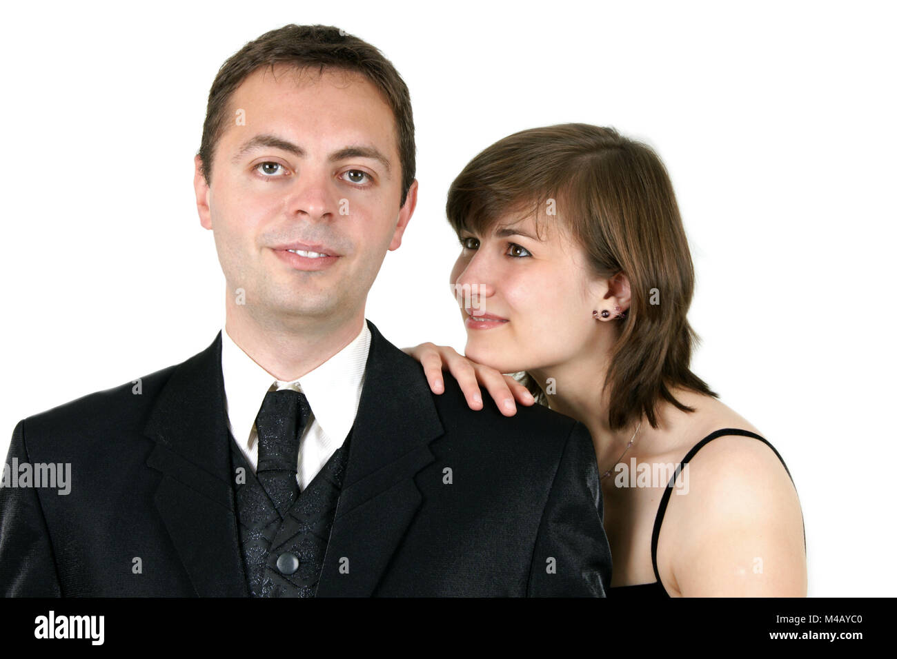 Im auf sie. Stockfoto