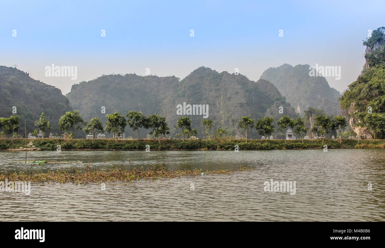 Tam Coc, trockene Halong Bay Vietnam Stockfoto