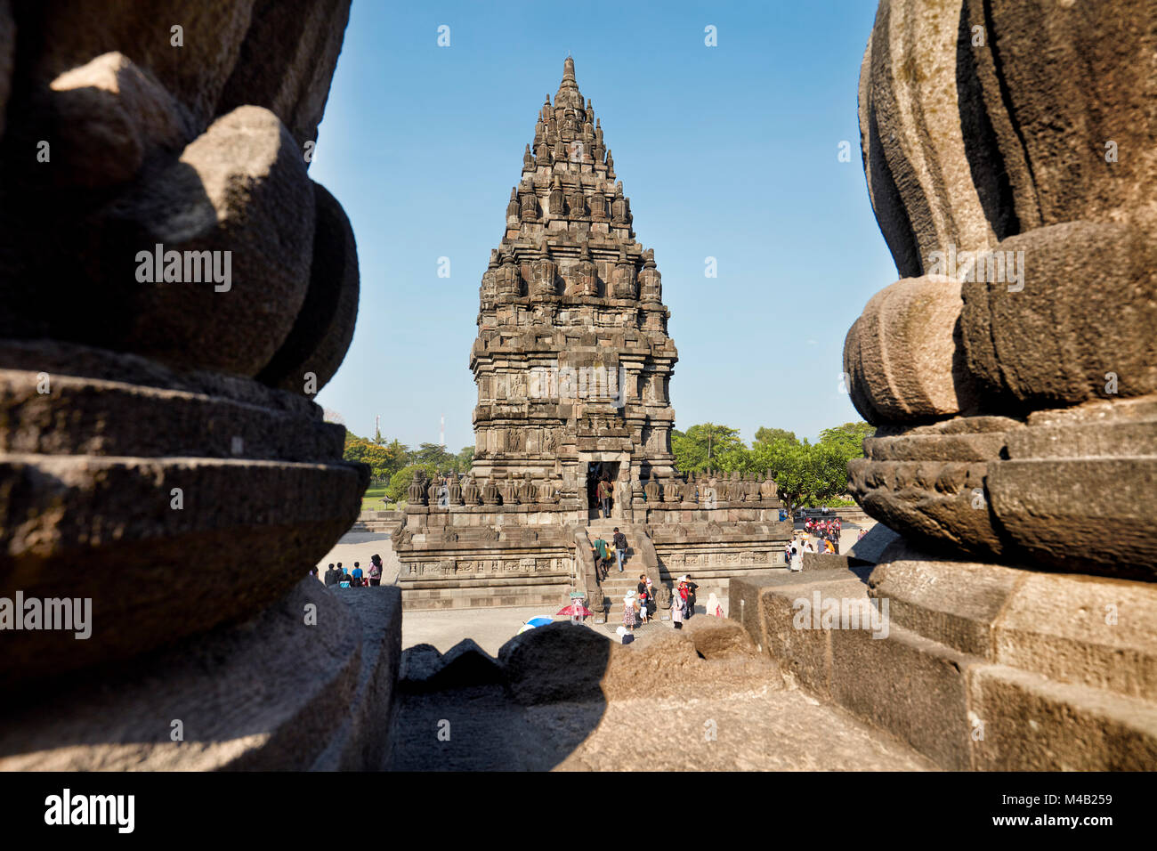 Hindu Tempel Prambanan Compound. Spezielle Region Yogyakarta, Java, Indonesien. Stockfoto