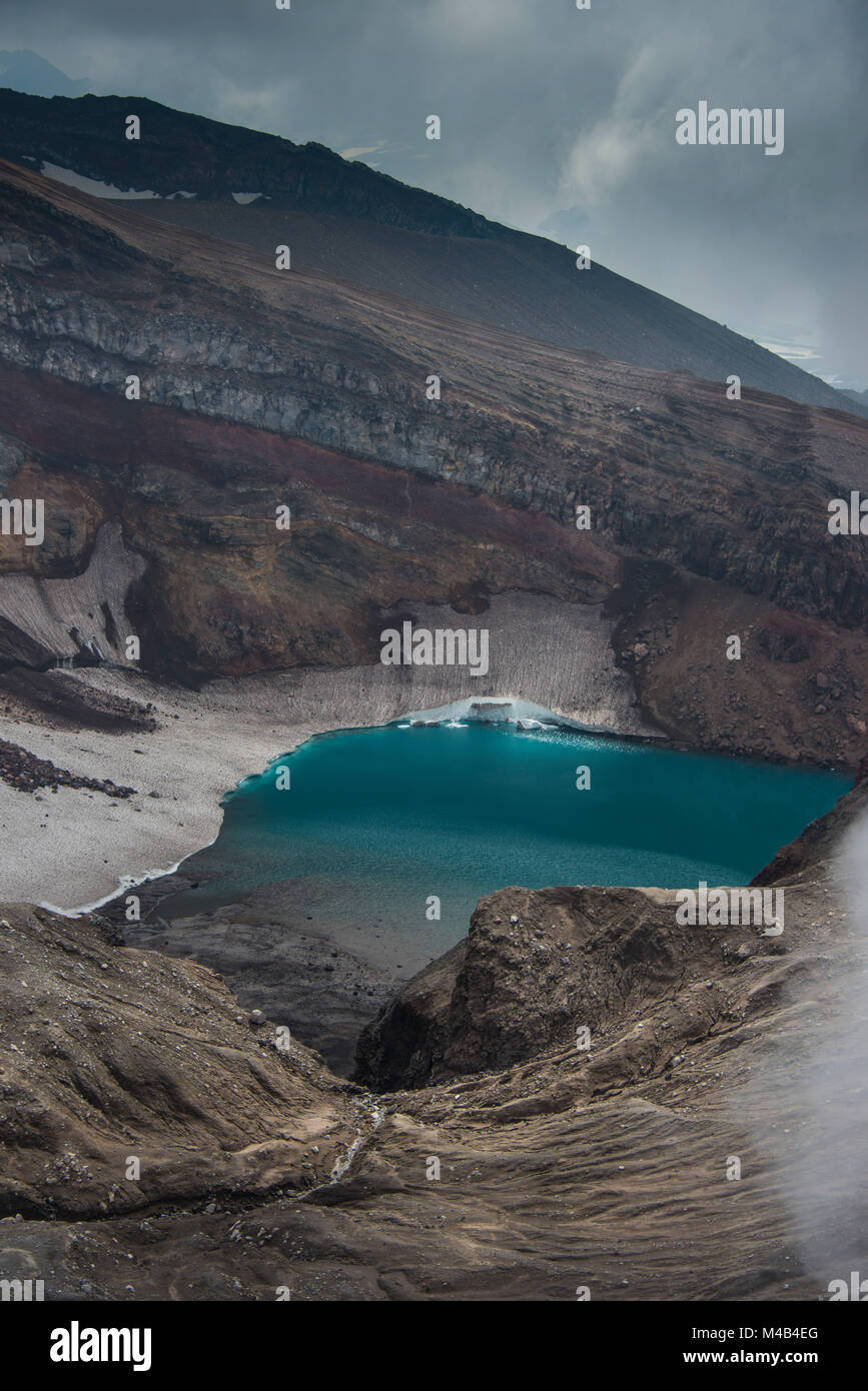 Gorely, Kamtschatka, Russland Stockfoto