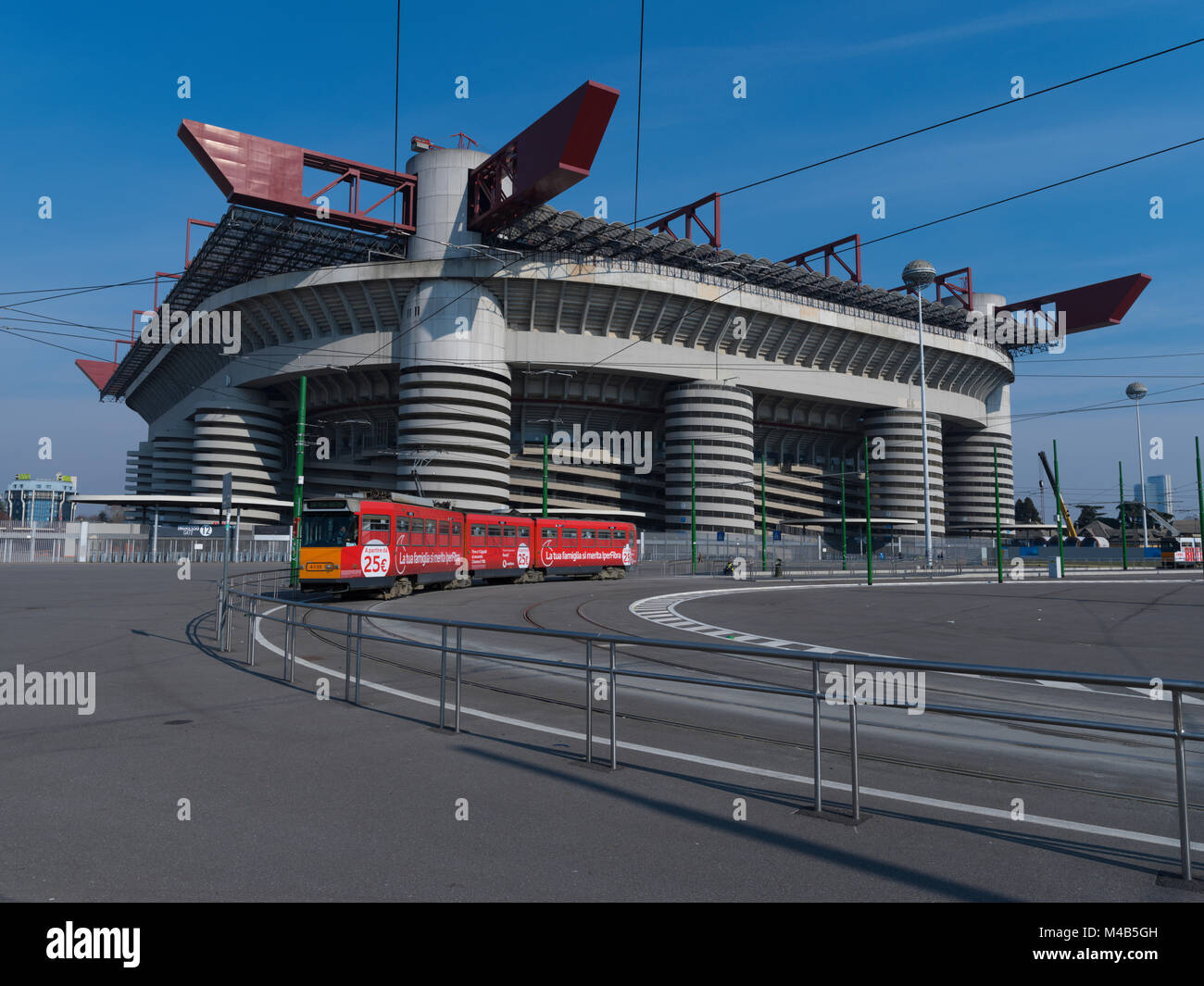 Stadio Giuseppe Meazza, Mailand, Lombardei, Italien. Stockfoto