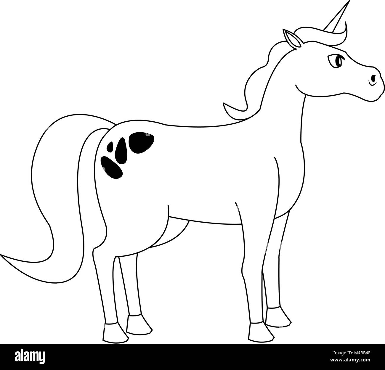 Pony fantastisch Pferd Stock Vektor