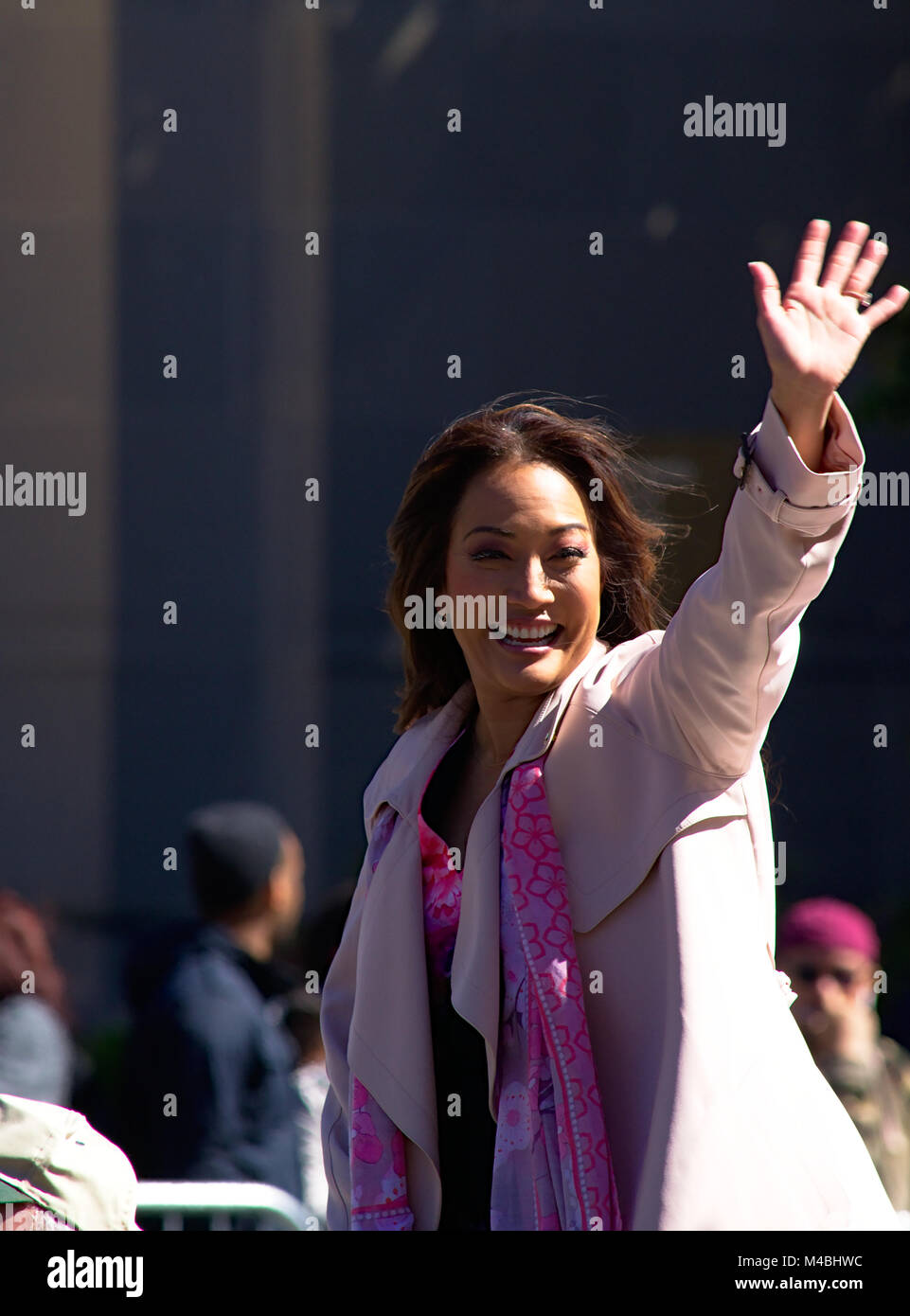 Dynamische WEBVORLAGEN Carrie Ann Inaba während Cherry Blossom Parade in Washington DC Stockfoto