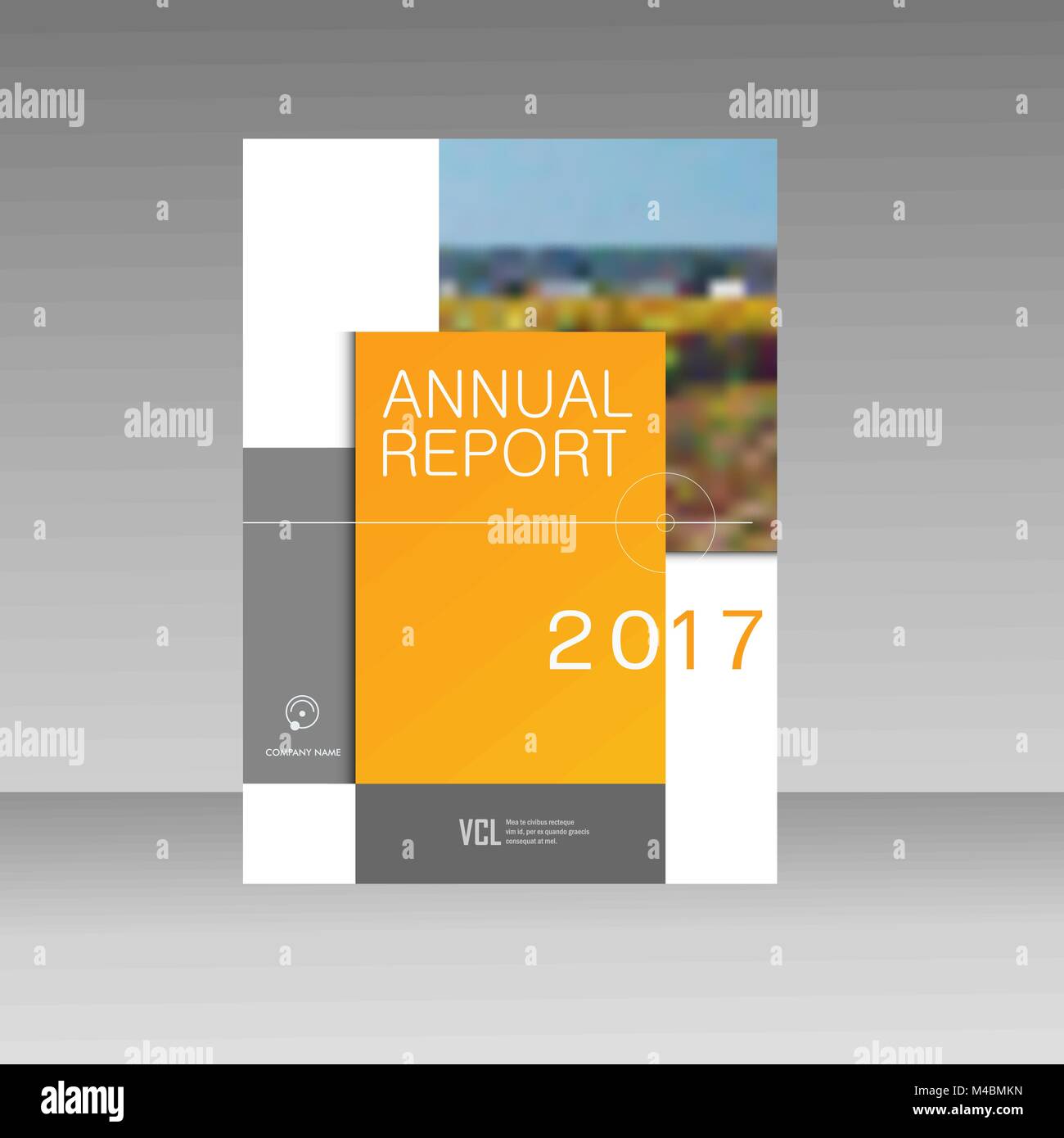 Jährliche Broschüre Broschüre Flyer Vorlage A4 Größe Berichtsentwurf, Bucheinband, abstrakte Präsentationsvorlagen Stock Vektor