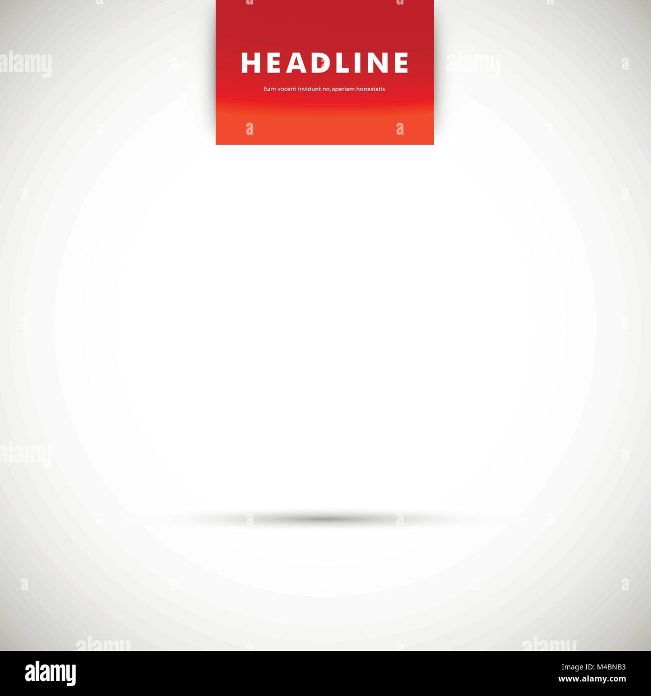 Einfachen grauen Hintergrund mit Farbe-Einsätze Stock Vektor