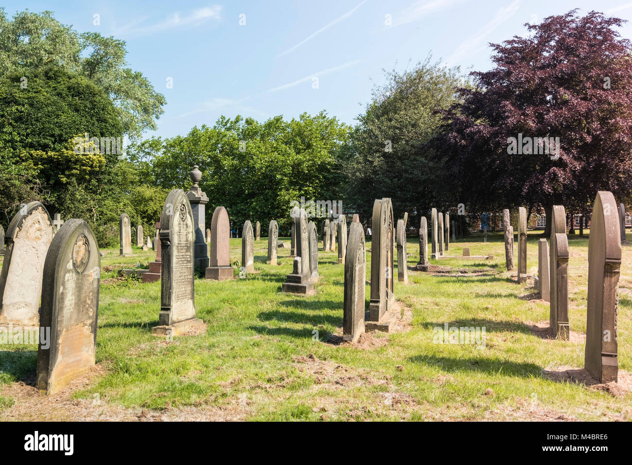 Warstone Lane Friedhof, das Jewellery Quarter von Birmingham, England Stockfoto