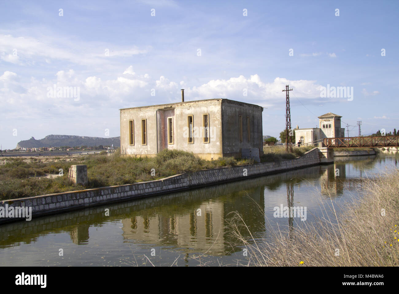 Cagliari: Teich von Molentargius Stockfoto