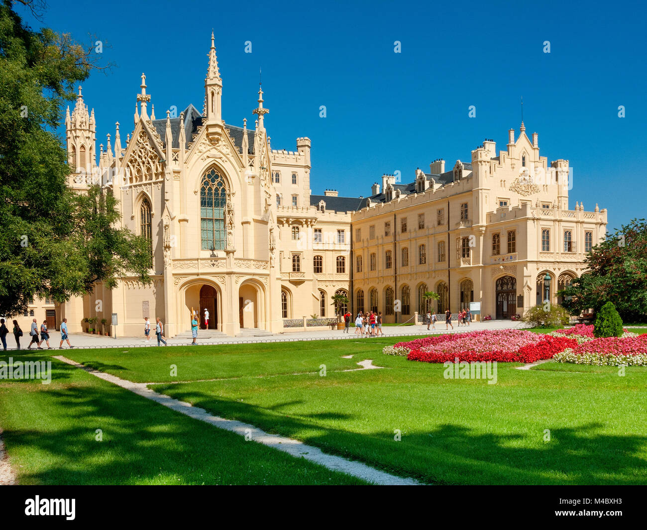 Lednice Palace, dem ehemaligen Liechtenstein Sommerresidenz, Lednice