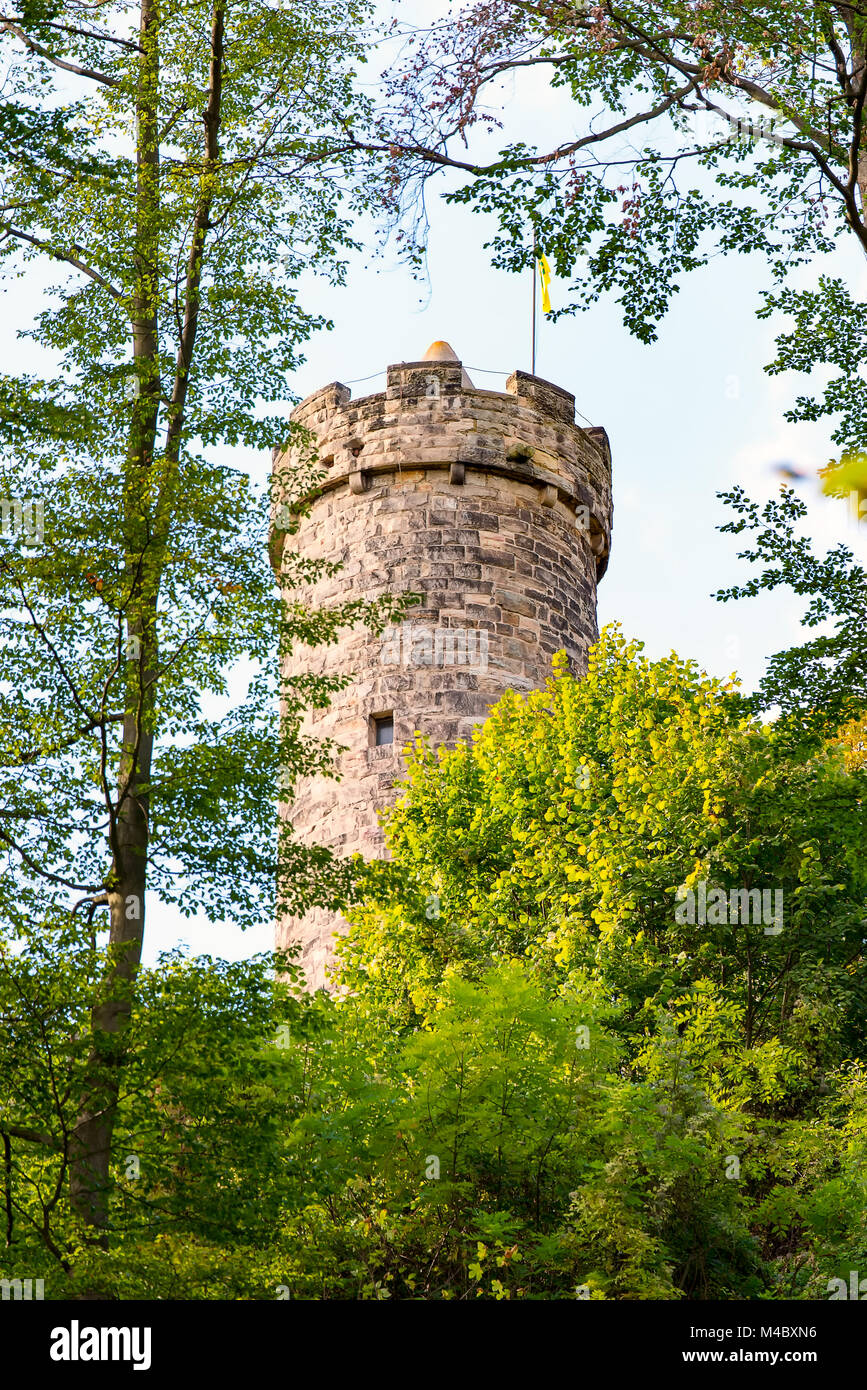 Burg Greifenstein im Wald 2 Stockfoto