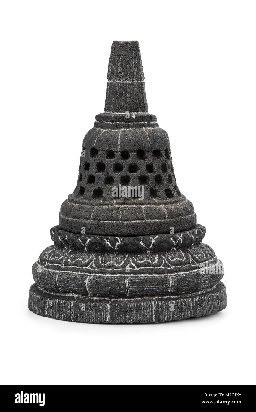 Buddha Stupa-Souvenir aus Tempel Borobudur in Indonesien Stockfoto