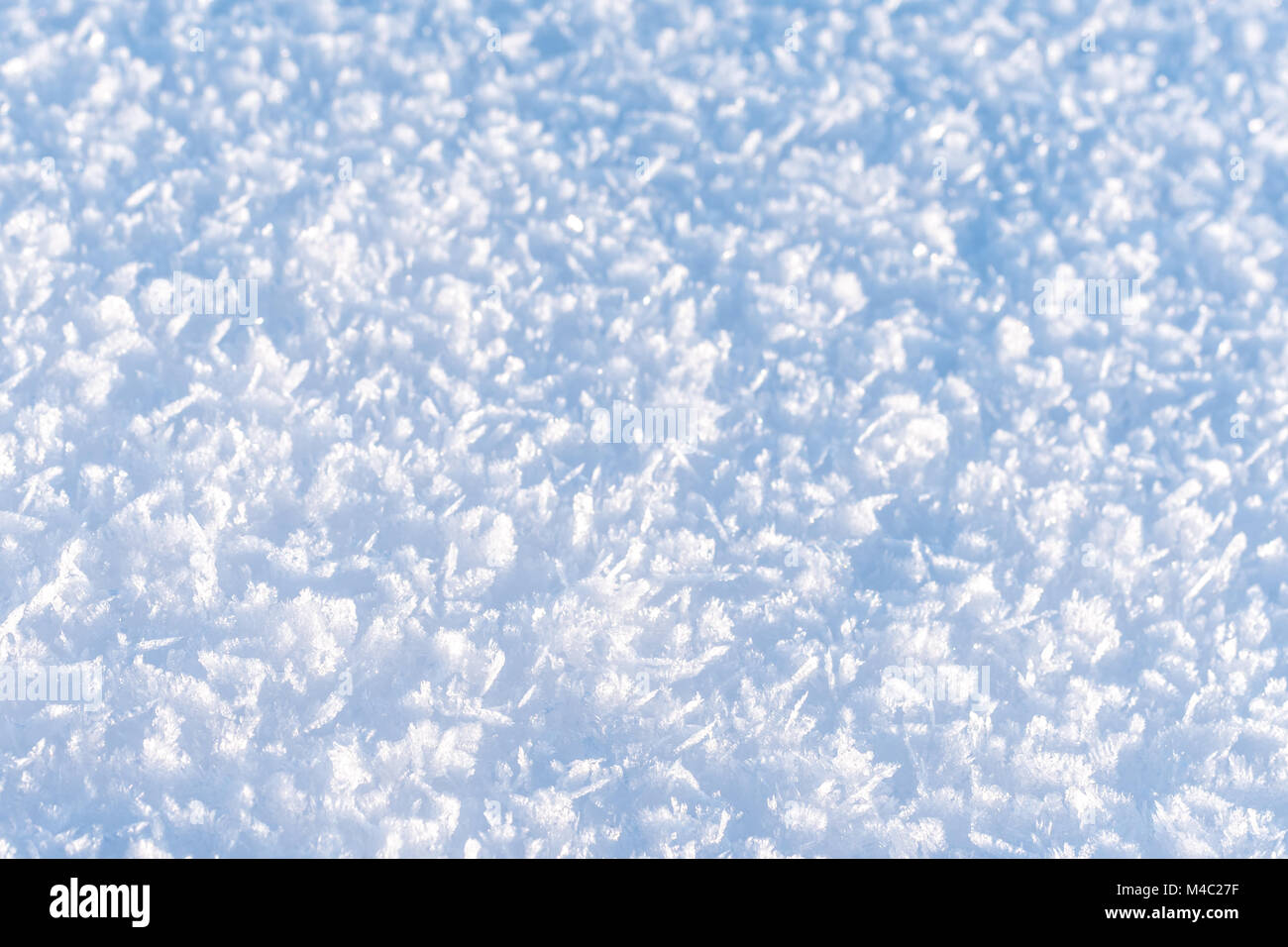 Snowcristal in der Sonne Stockfoto