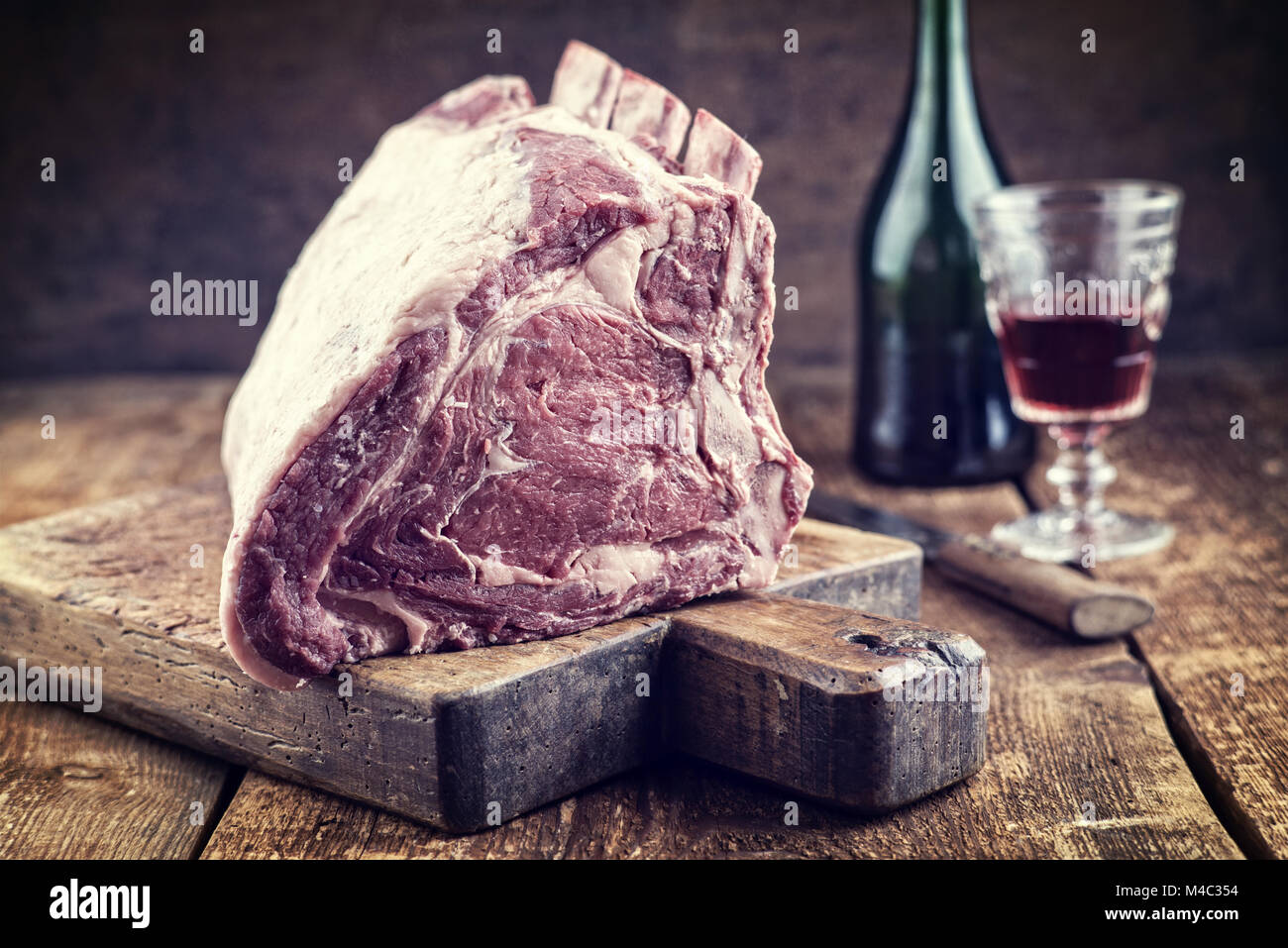 Trocken im Alter von Cote de Boeuf Stockfotografie - Alamy