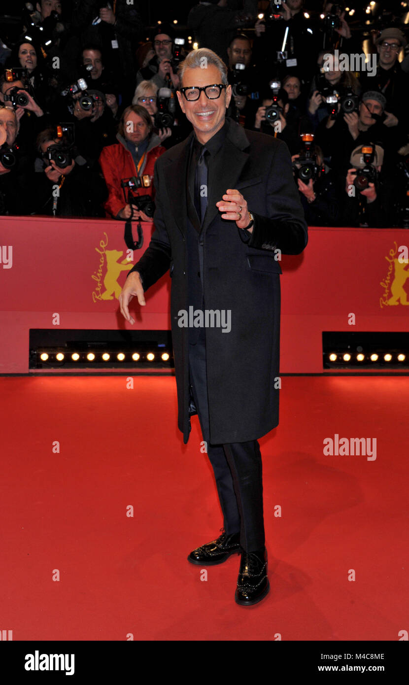 68Th Berlin International Film Festival. Festival Internazionale del Cinema di Berlino. Red Carpet Film "Isle of Dogs". Im Bild: Jeff Goldblum Stockfoto