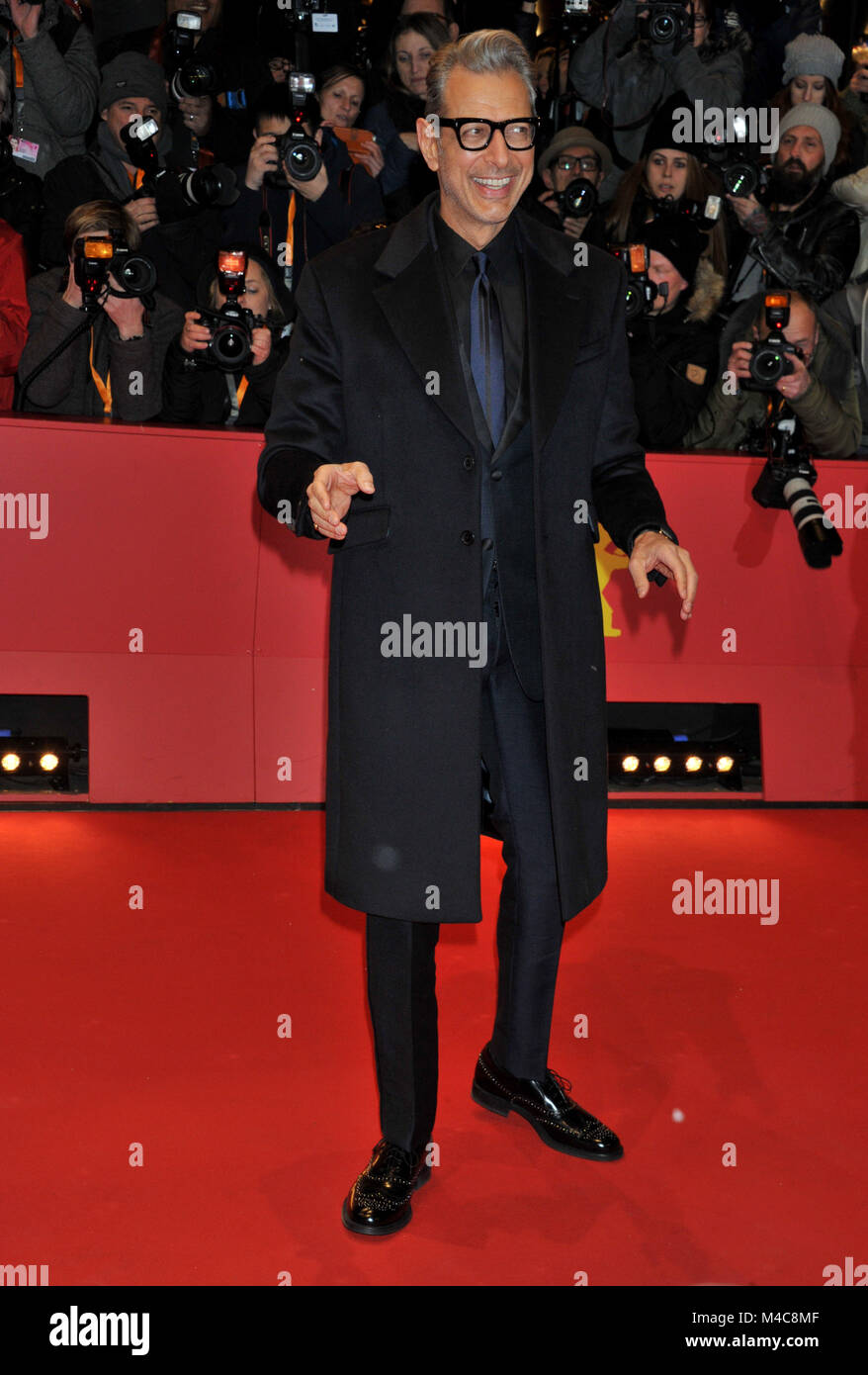 68Th Berlin International Film Festival. Festival Internazionale del Cinema di Berlino. Red Carpet Film "Isle of Dogs". Im Bild: Jeff Goldblum Stockfoto