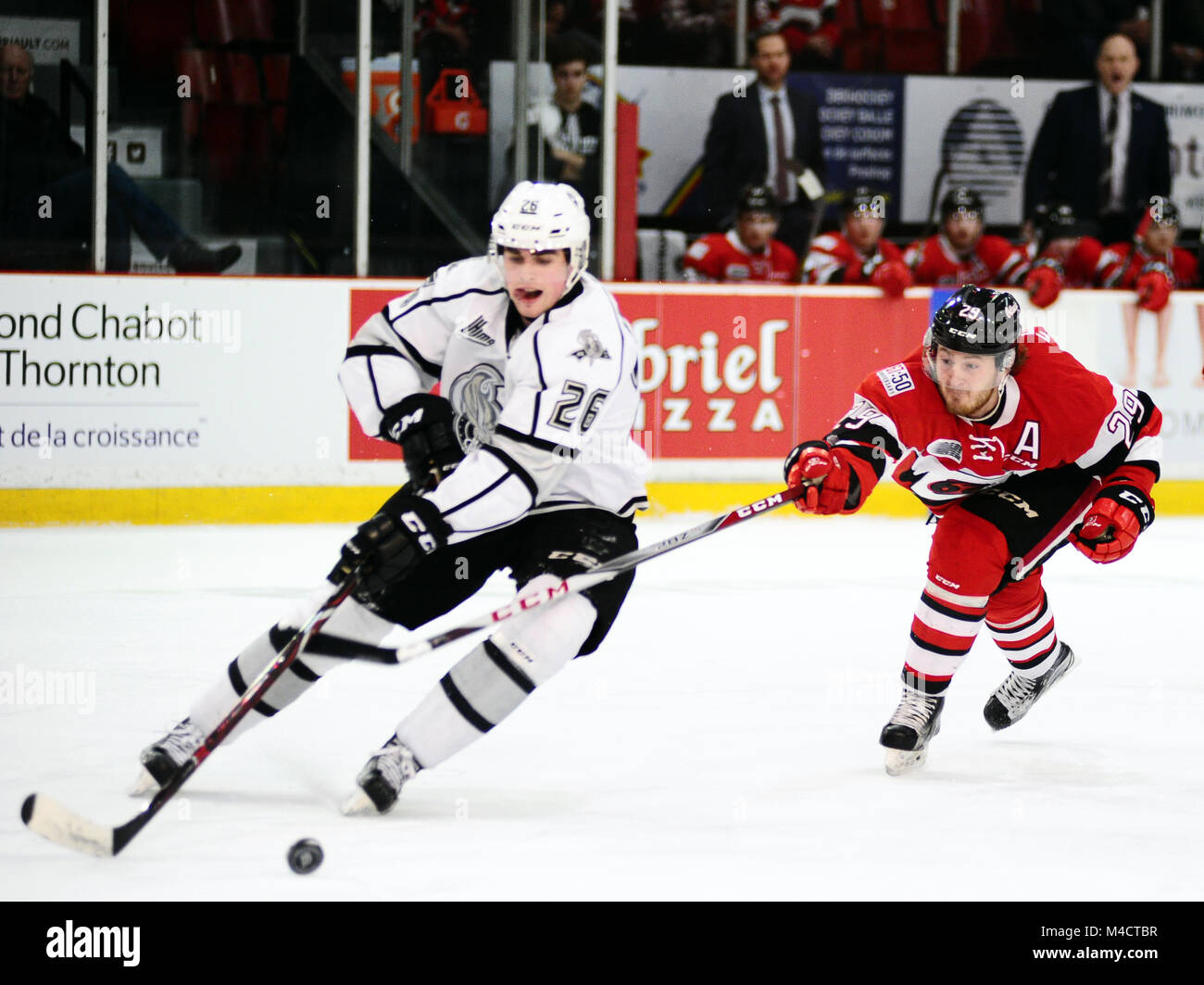 Grand Ski Gatineau Vs OTTAWA 67 s Stockfoto