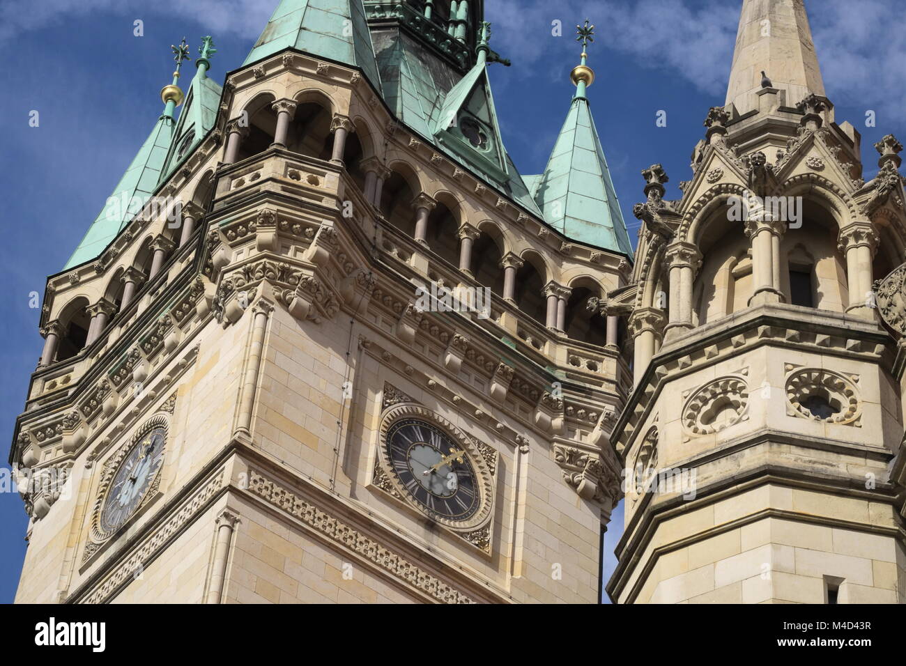 Braunschweig - Rathausturm, Deutschland Stockfoto
