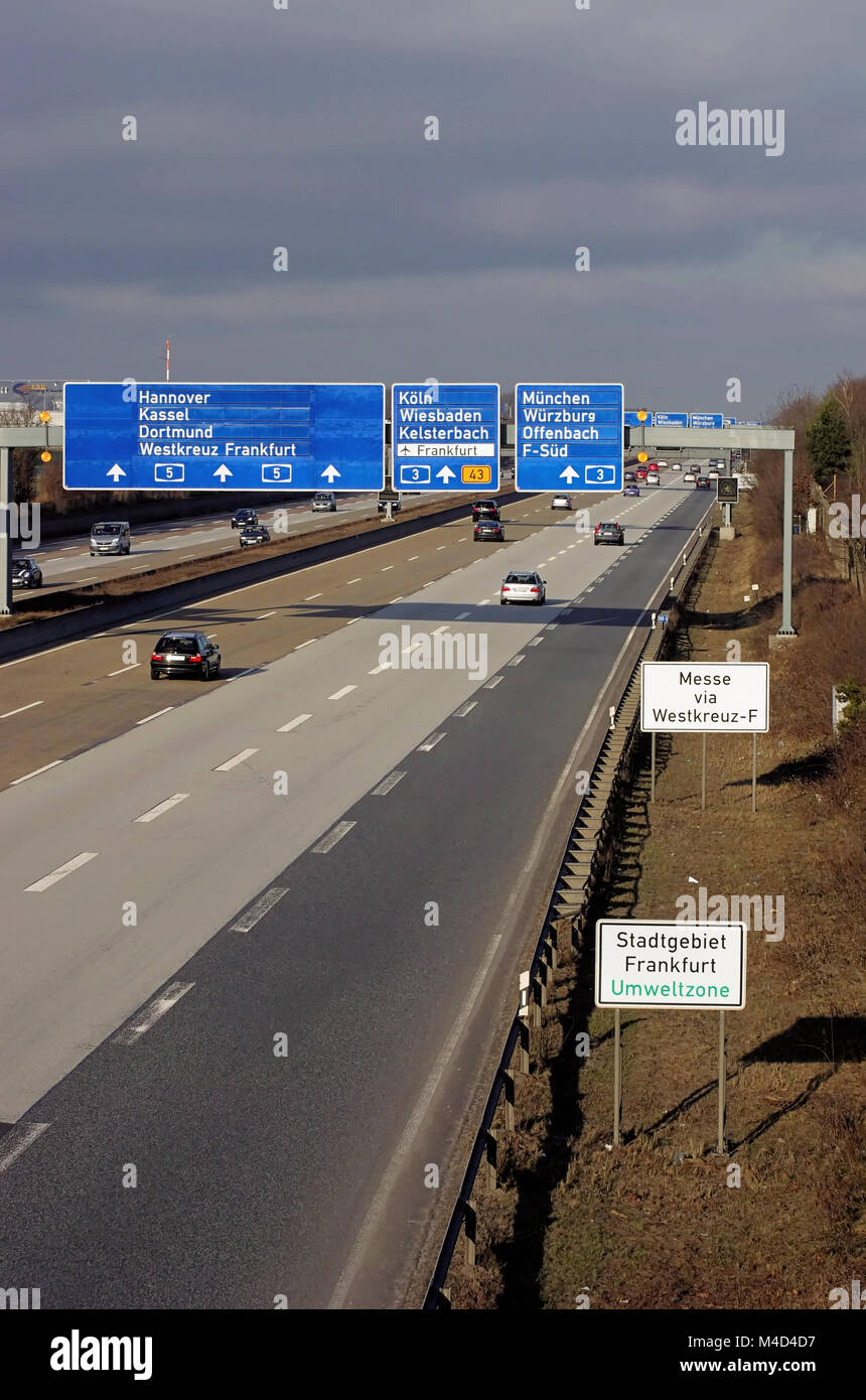 Autobahn Stockfoto